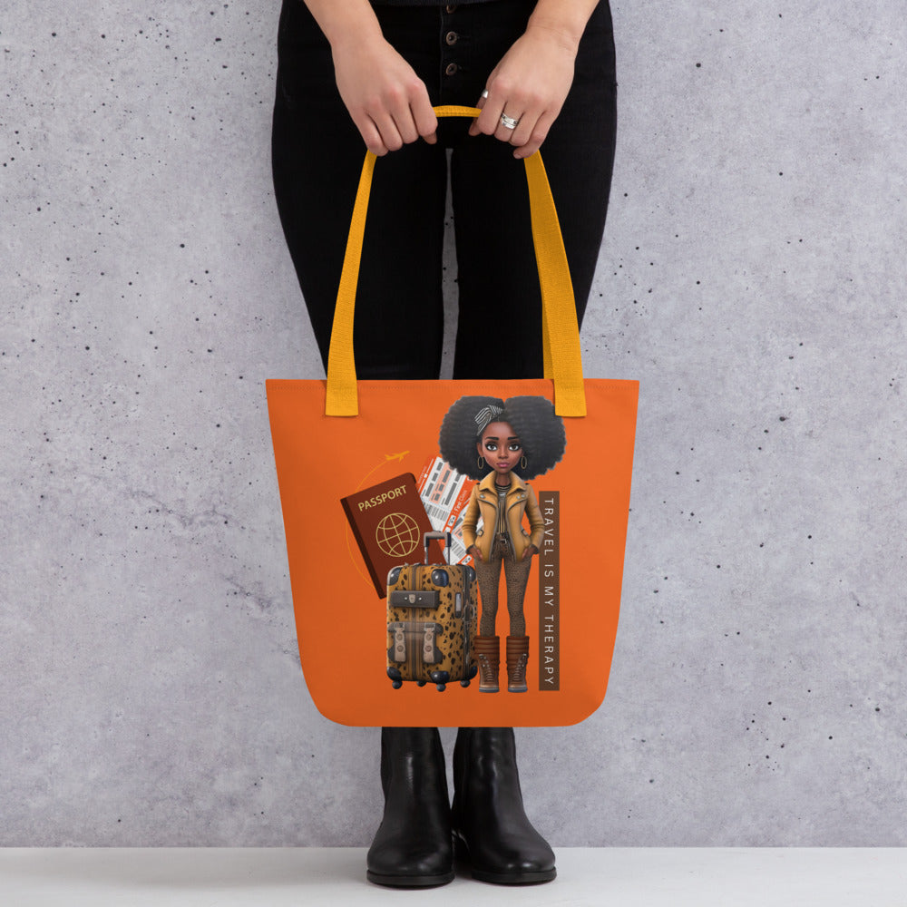 Travel is my Therapy Tote bag