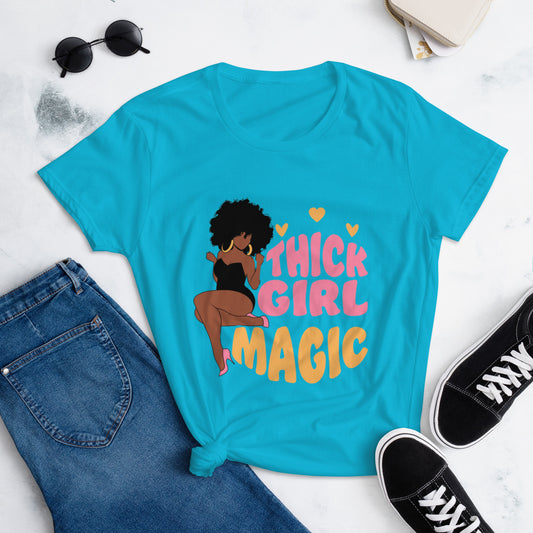 Thick Girl Magic Women's short sleeve t-shirt
